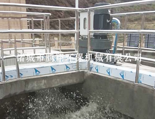 倒傘曝氣機四川污水處理廠使用反饋現(xiàn)場